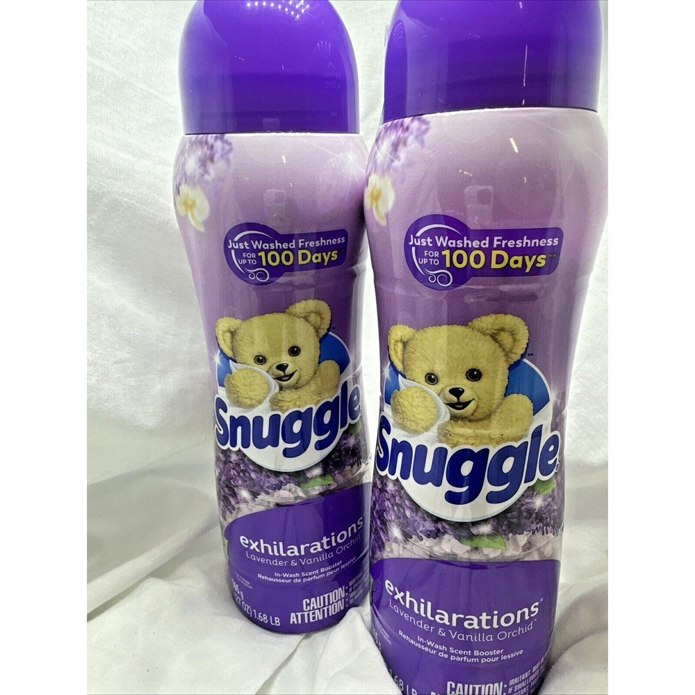 2 Pack Snuggle Exhilarations Lavender & Vanilla Orchid Scent Booster 27oz‎ Fresh